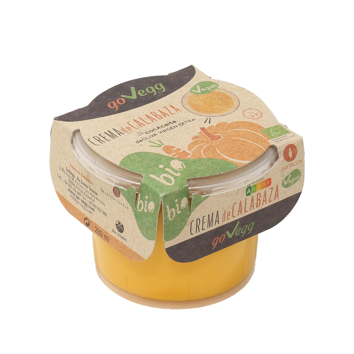 Crema de Calabaza BIO, 280 g