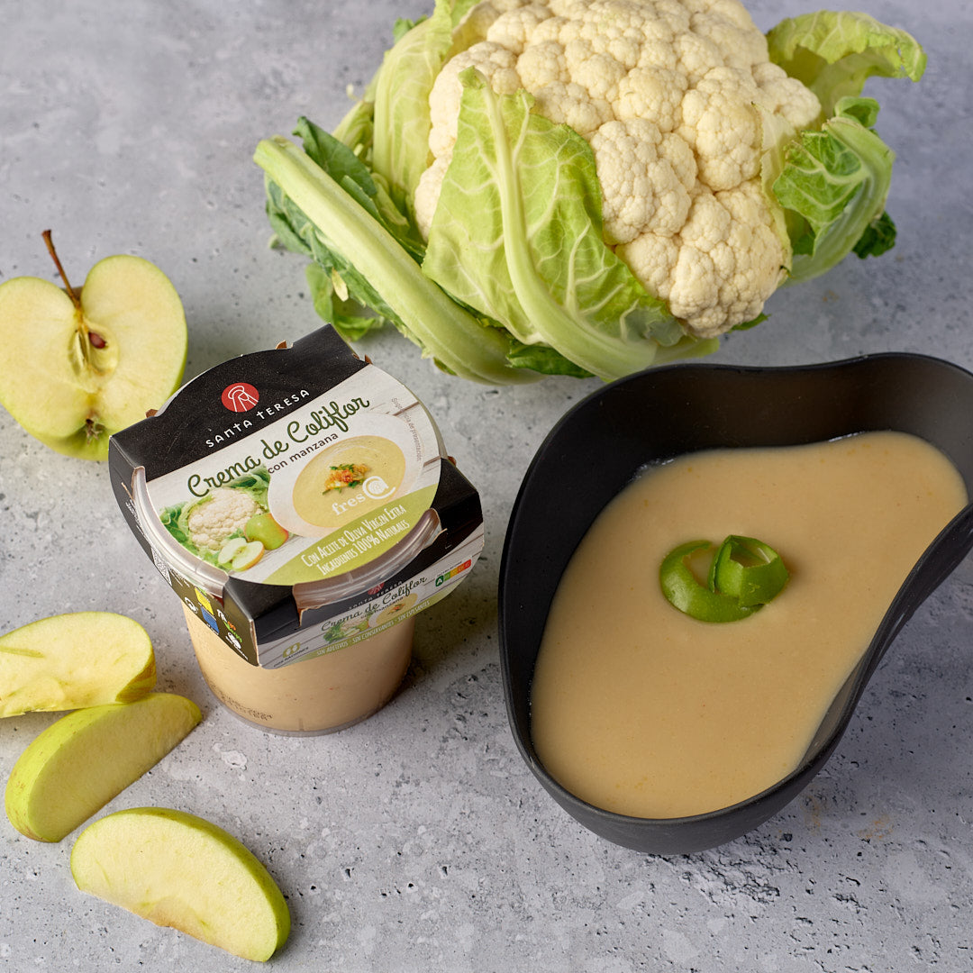 Pack 3 Cremas de Coliflor con Manzana 1.200g