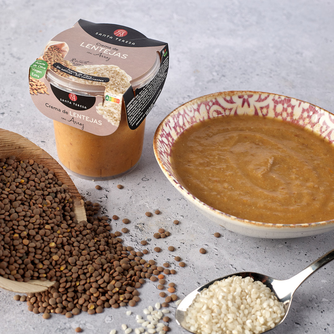 Pack 3 Cremas de Lentejas con Arroz 1.200g
