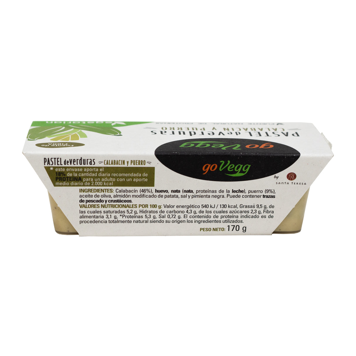 Pastel de Calabacín y Puerro 170g