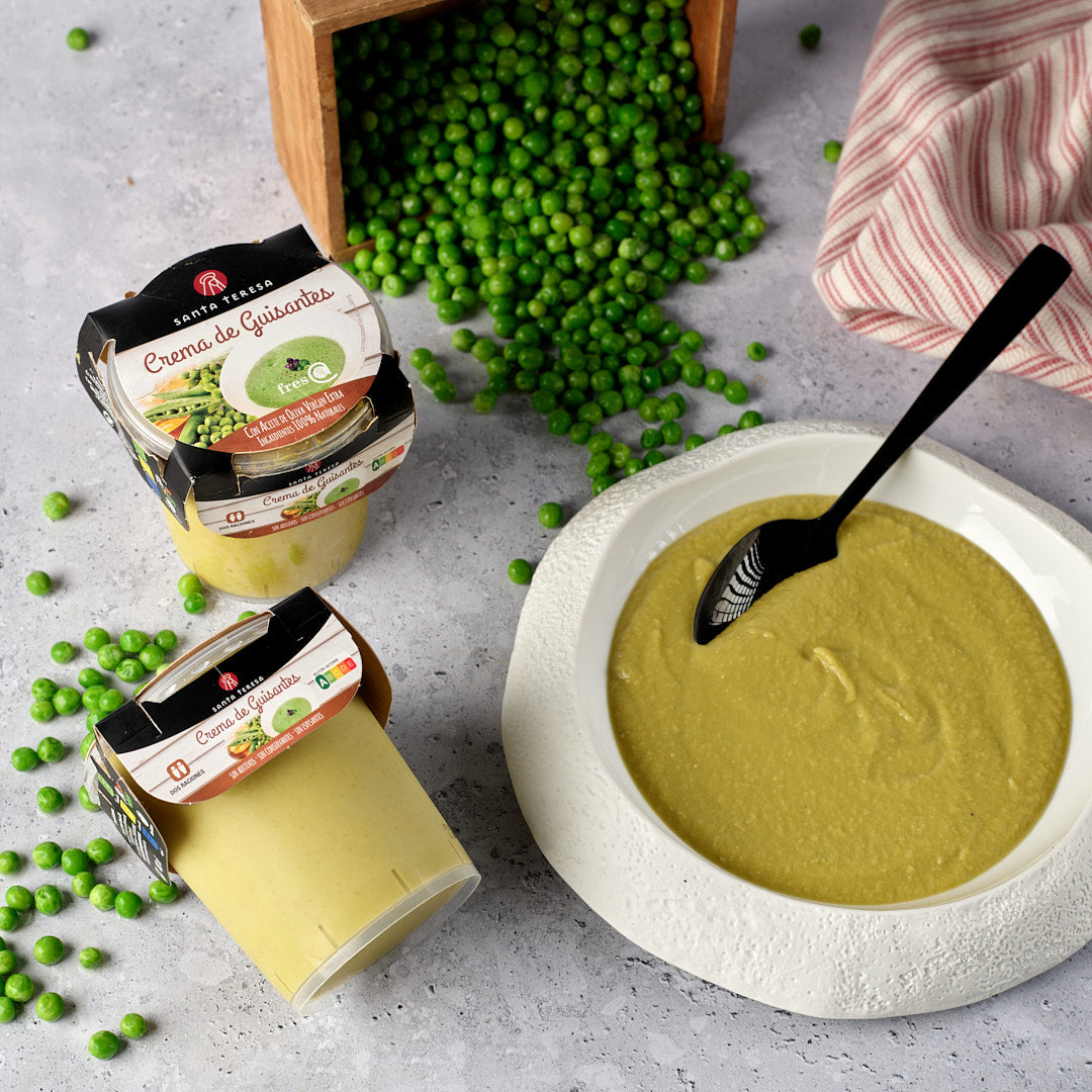 Pack 9 Cremas de Guisantes 3.600 g