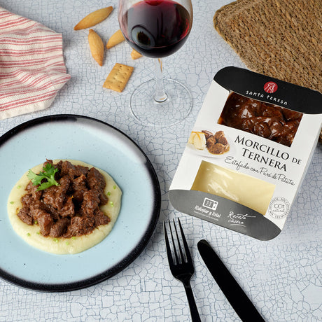 Morcillo de Ternera con Puré de Patata 250 g