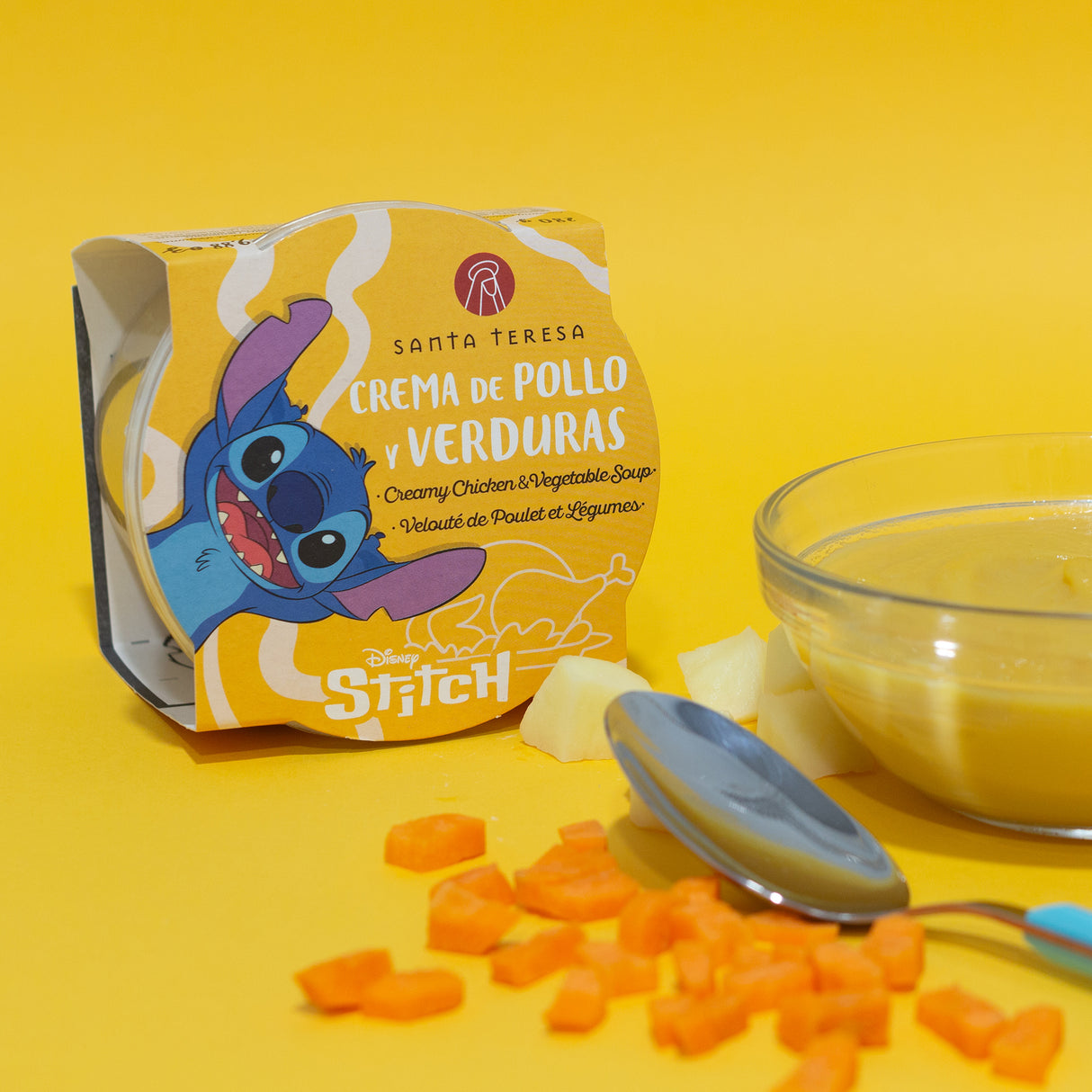 Pack 8 Cremas Disney de Pollo y Verduras 2.240g