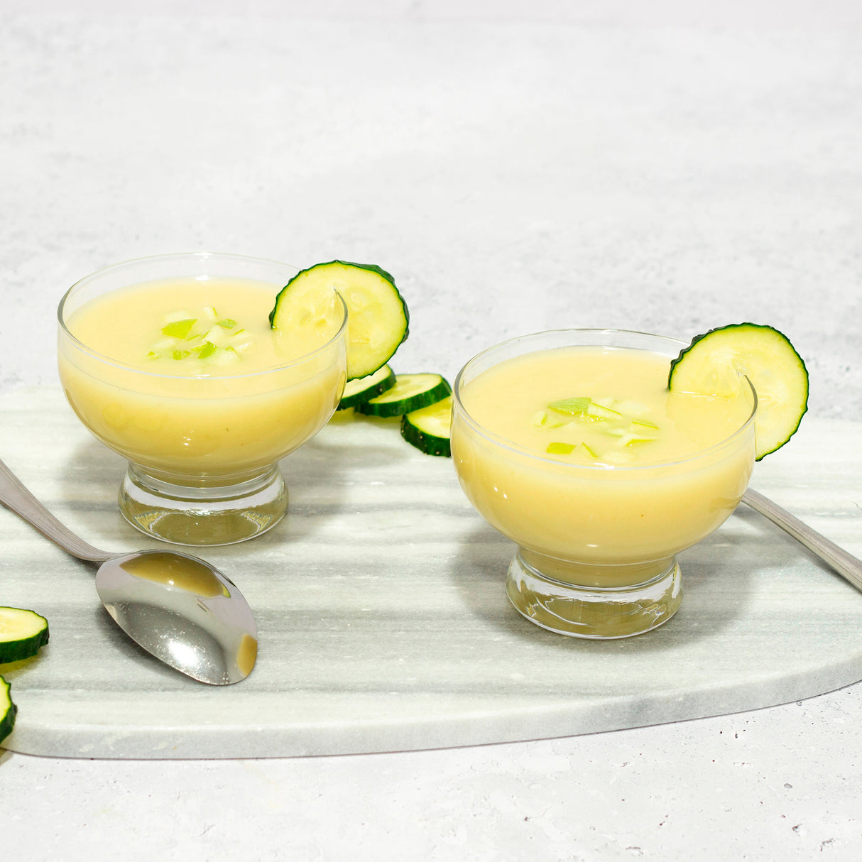 Pack 3 Cremas Frías de Pepino y Manzana, 1.200g