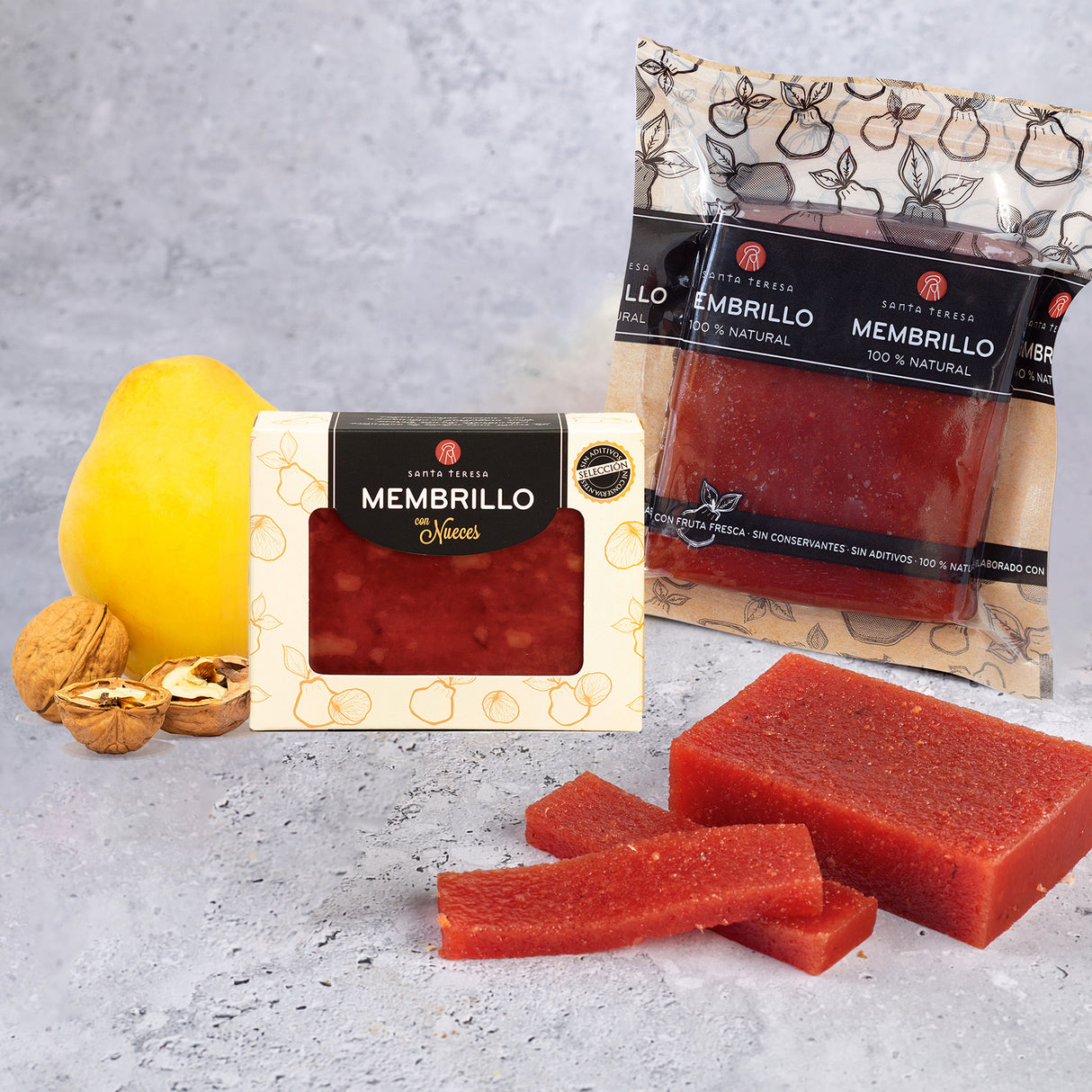 Pack Membrillo 310 g y Membrillo con Nueces 310 g