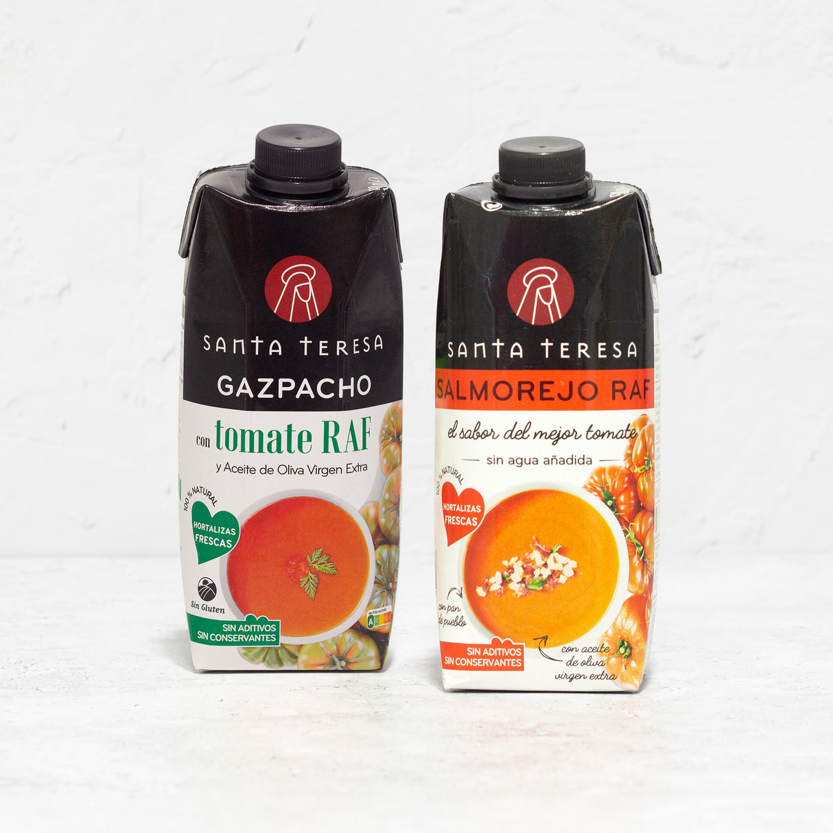 Pack 500ml Gazpacho Raf + 500ml Salmorejo Raf