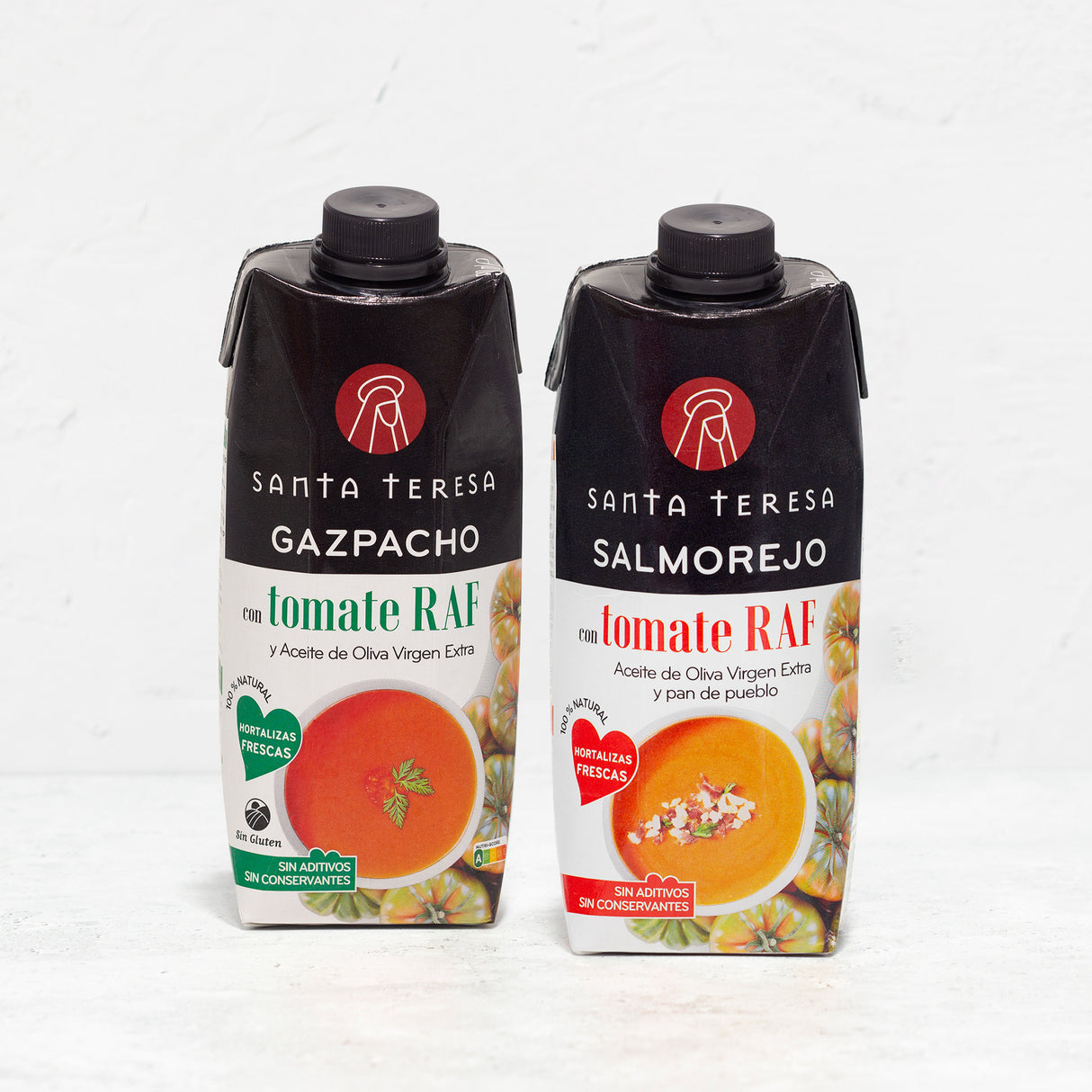 Pack 500ml Gazpacho Raf + 500ml Salmorejo Raf
