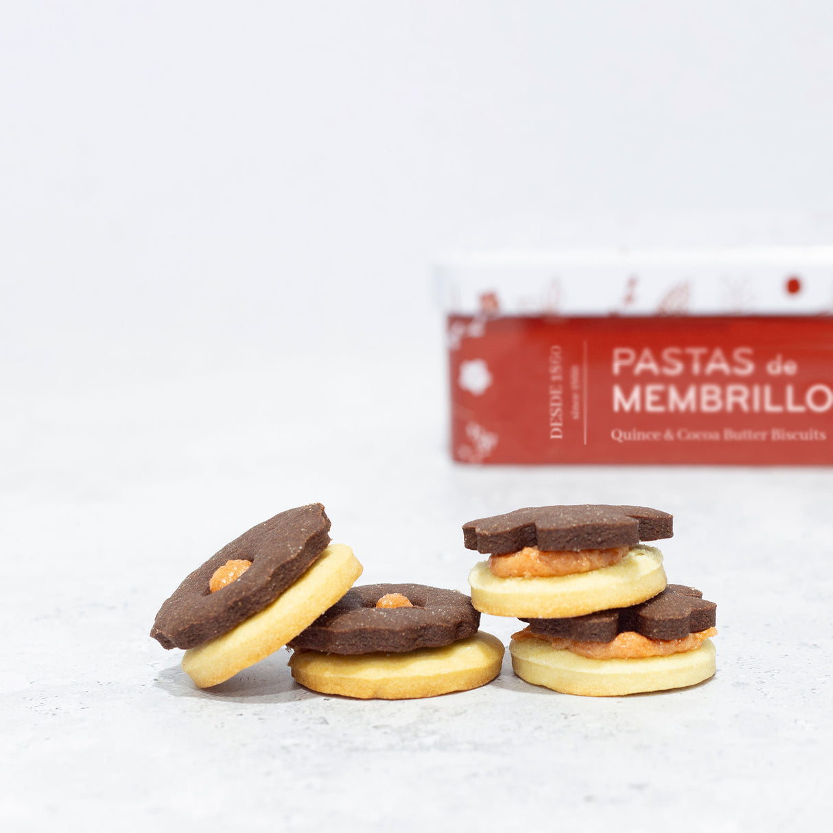 Lata de Pastas de Membrillo y Cacao 230g