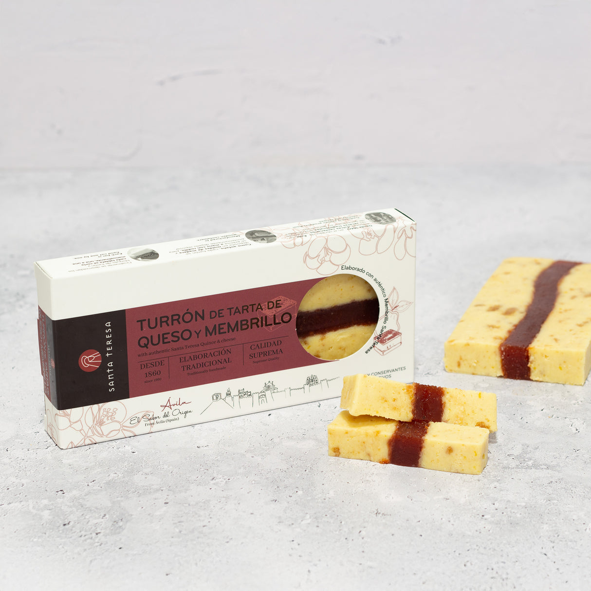 Turrón de Tarta de Queso y Membrillo 270g