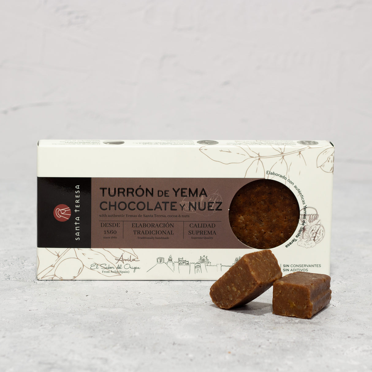 Turrón de Yema, Chocolate y Nuez 270g