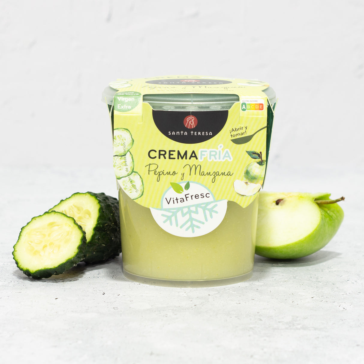 Pack 3 Cremas Frías de Pepino y Manzana, 1.200g