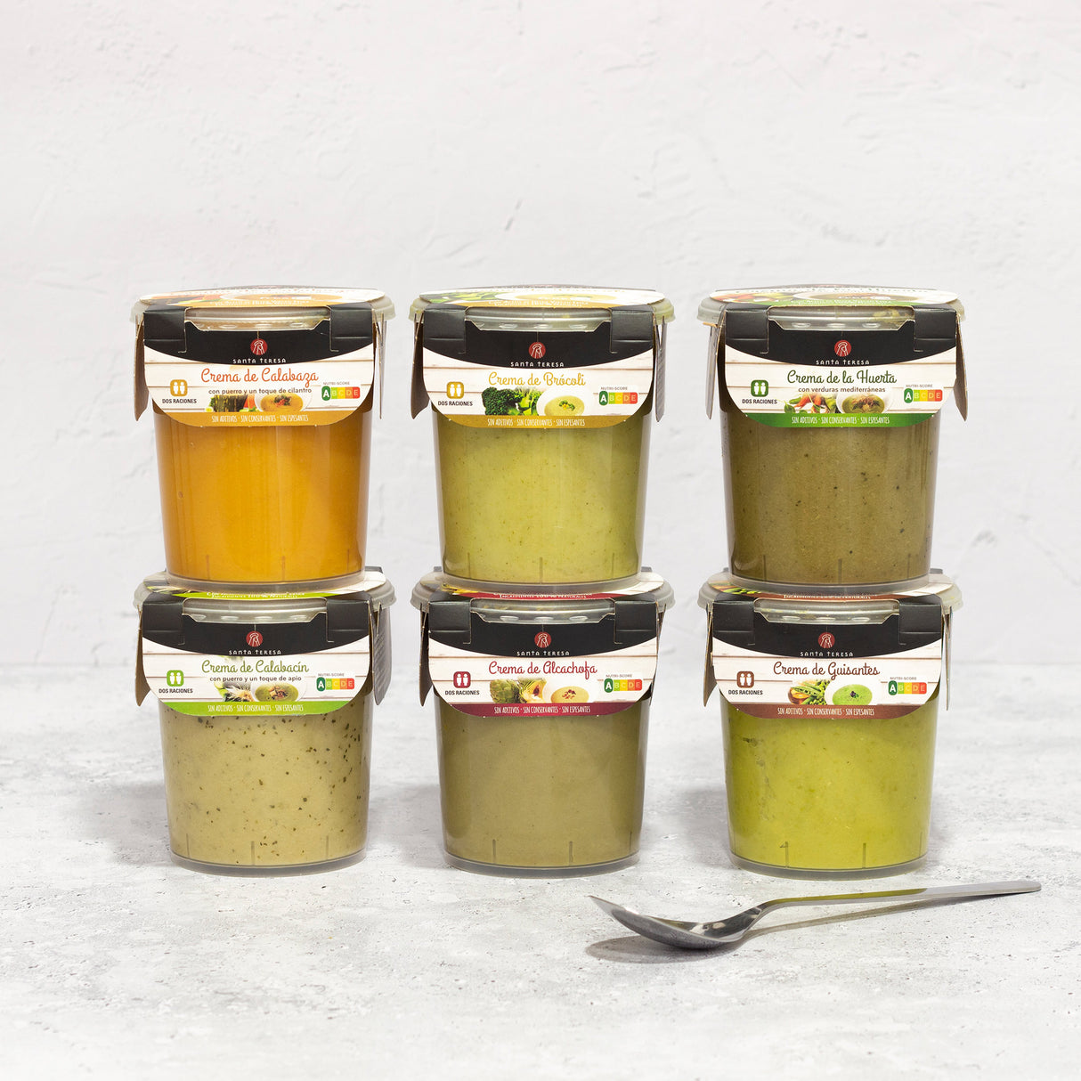 Pack 9 Cremas de Coliflor con Manzana 3.600 g