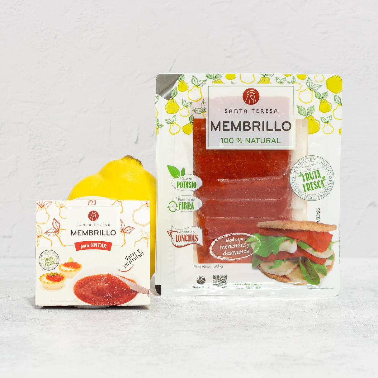 Pack Membrillo Untar y Membrillo en lonchas 150 g