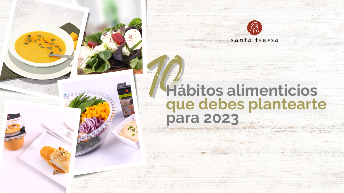 Los 10 hábitos alimenticios que debes plantearte para 2023