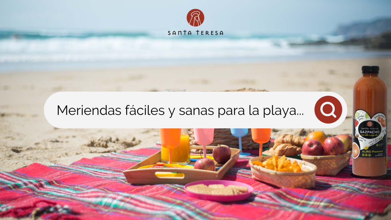 Meriendas y almuerzos fáciles y sanos para llevarte a la playa