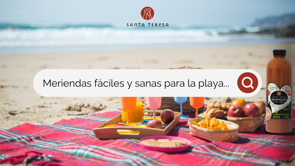 Meriendas y almuerzos fáciles y sanos para llevarte a la playa