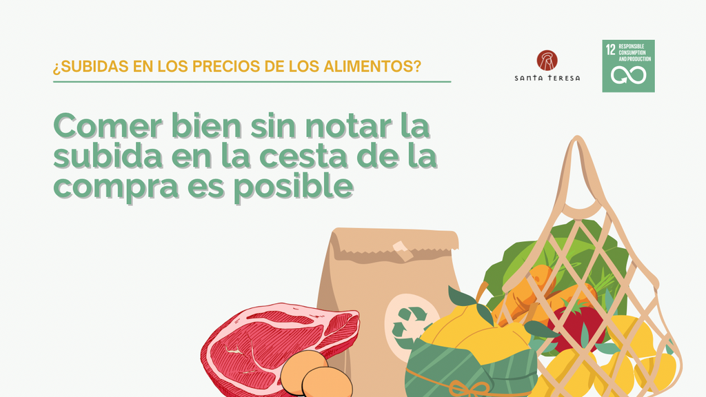 Come saludable incluso con la subida de la cesta de la compra