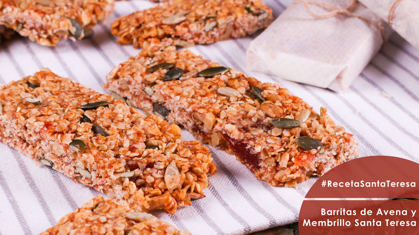Receta de Barritas energéticas de avena y Membrillo Santa Teresa