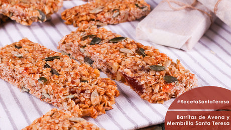 Receta de Barritas energéticas de avena y Membrillo Santa Teresa