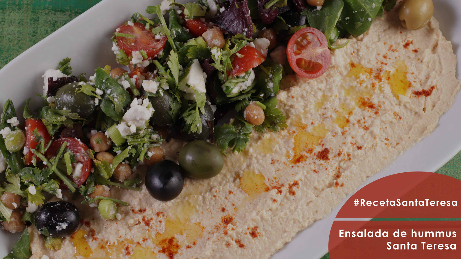 Receta Ensalada de hummus