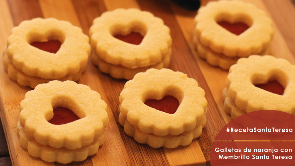 Receta de Galleta de Naranja con membrillo