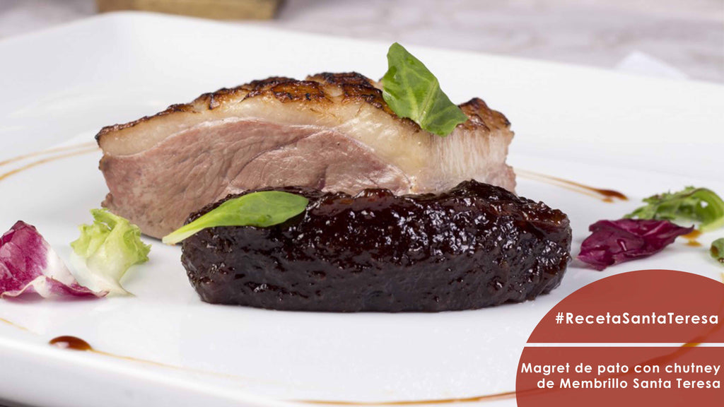 Receta de Magret de Pato con Chutney de Membrillo Santa Teresa