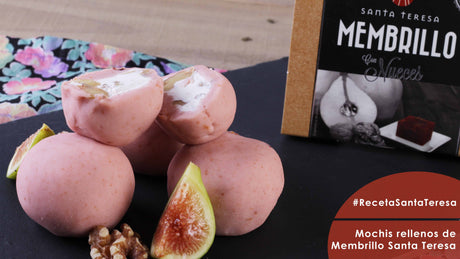 Receta de Mochi relleno de nueces y Membrillo Santa Teresa