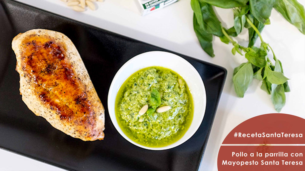 Receta de pollo mayopesto con mayonesa