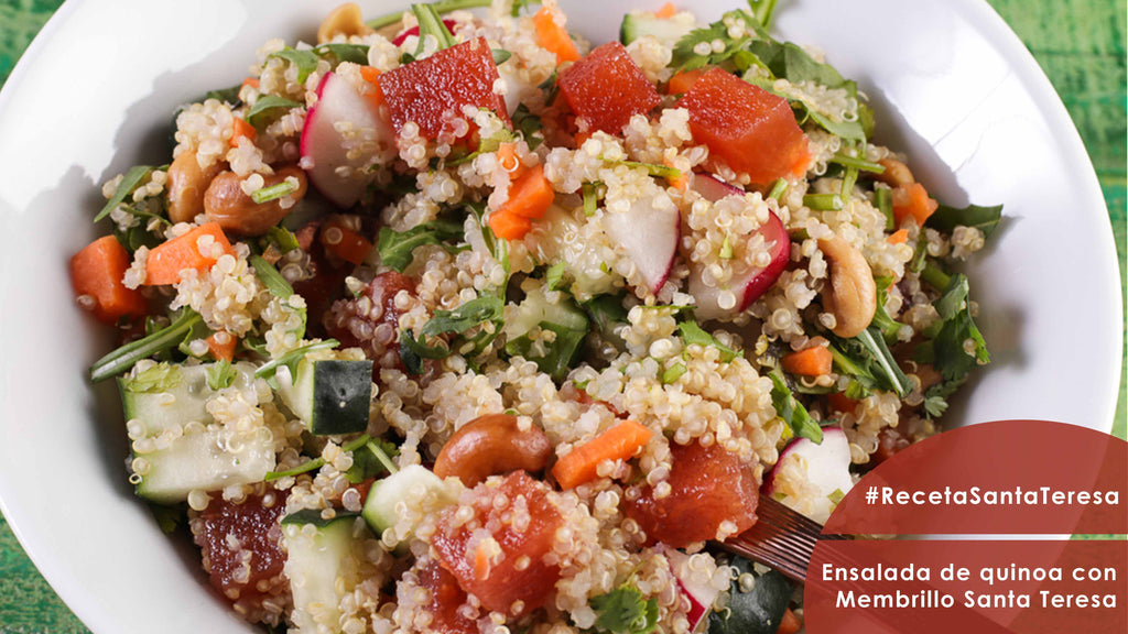 Receta de Ensalada de Quinoa con Membrillo Santa Teresa