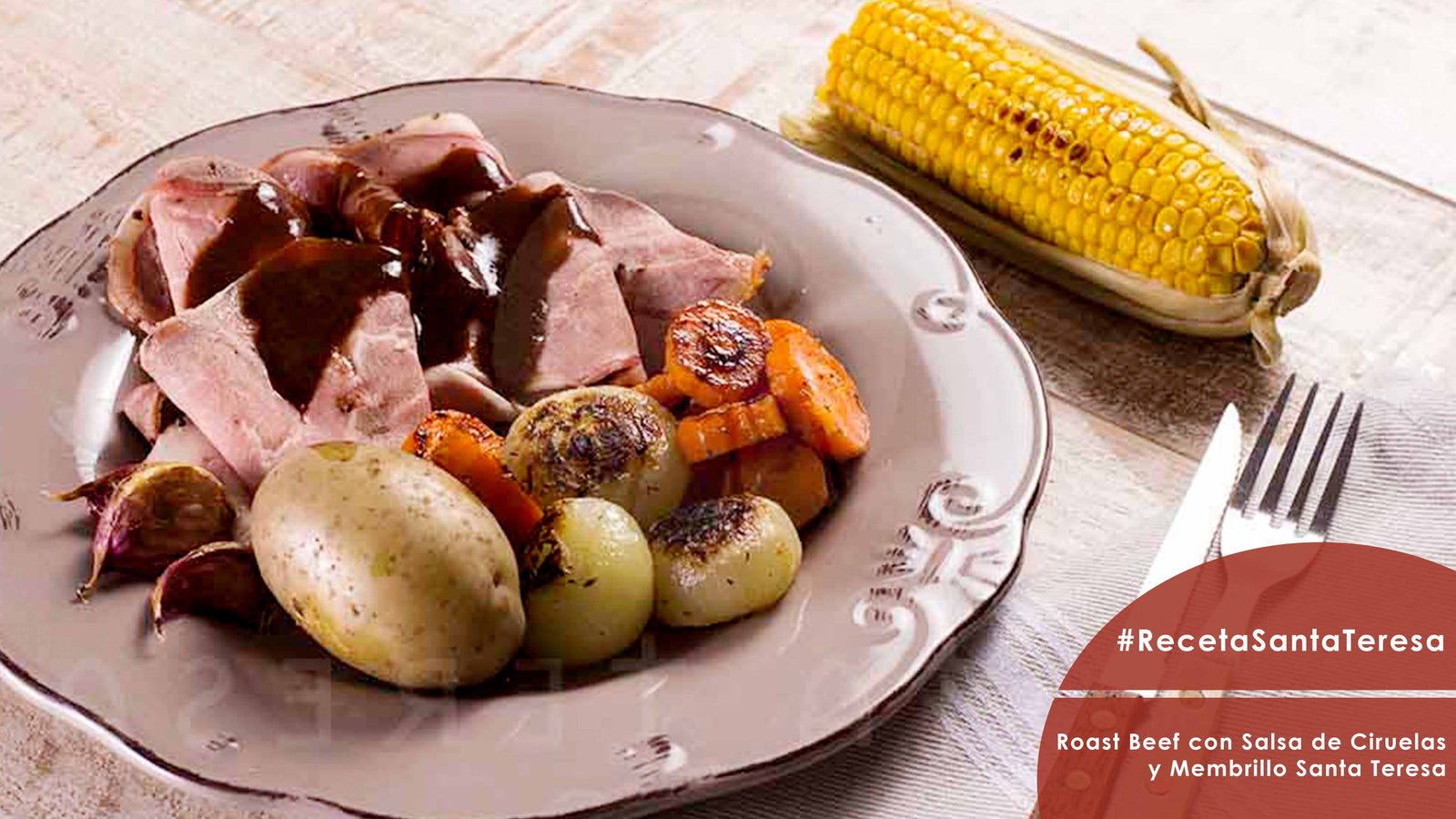 Receta de Roast Beef con Salsa de Ciruelas y Membrillo Santa Teresa
