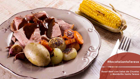 Receta de Roast Beef con Salsa de Ciruelas y Membrillo Santa Teresa
