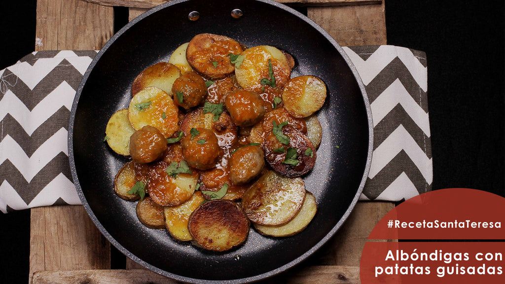 Receta de albóndigas con patatas