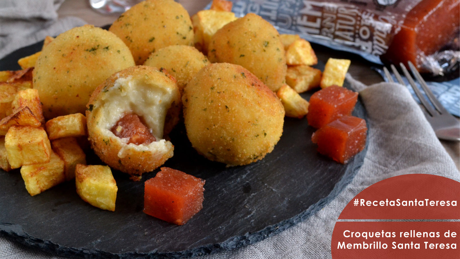 Receta de Croquetas rellenas de Membrillo Santa Teresa