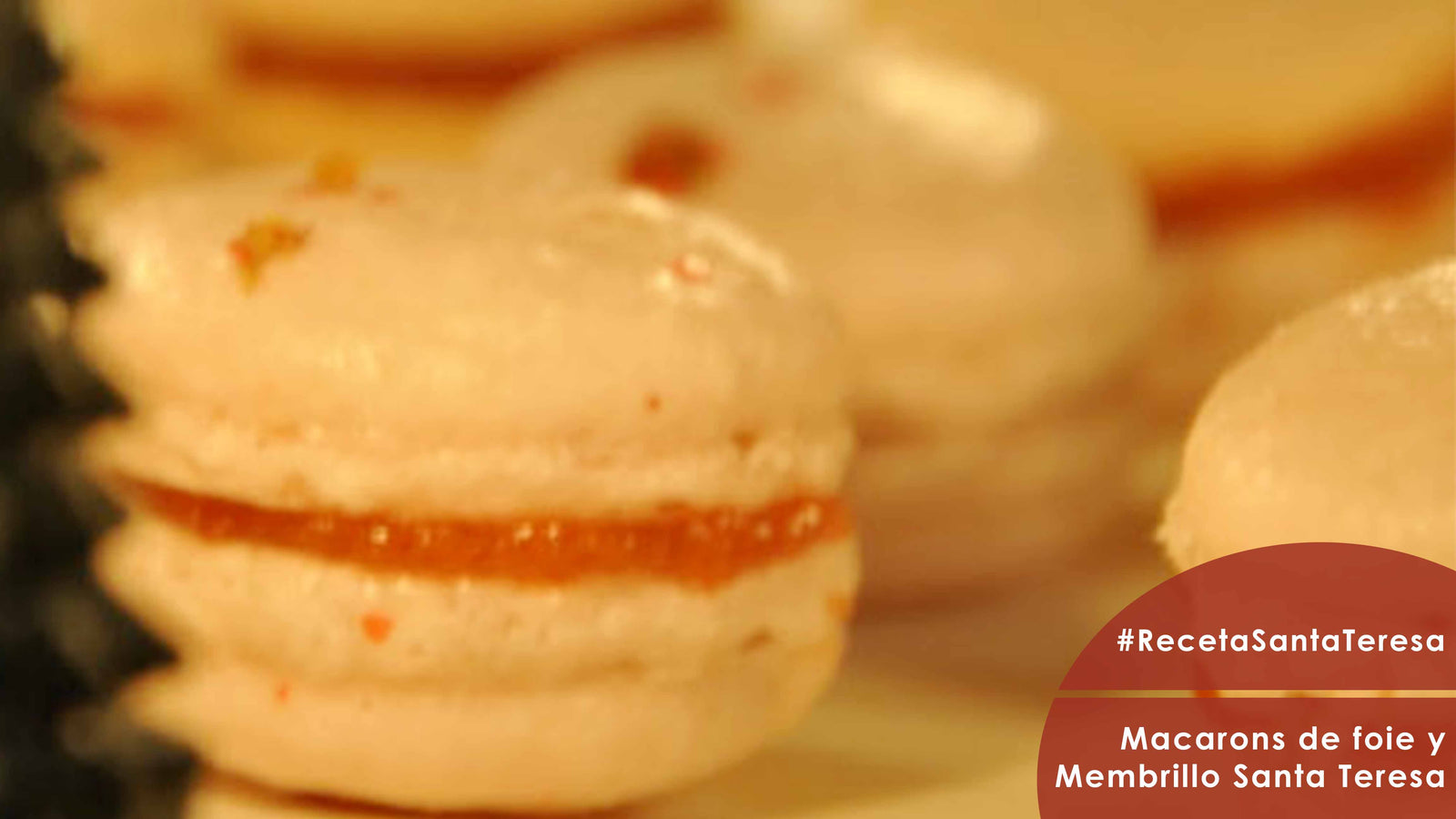 Receta de Macarons de Pimienta Rosa, Membrillo Santa Teresa y Foie