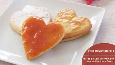 Receta de Pastas de San Valentín con Membrillo Santa Teresa