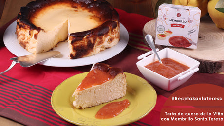 Tarta de queso de la Viña con Membrillo para Untar Santa Teresa