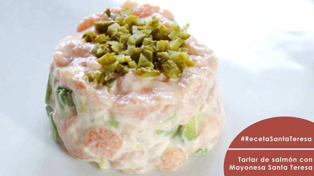 Receta de salmón con Mayonesa Santa Teresa