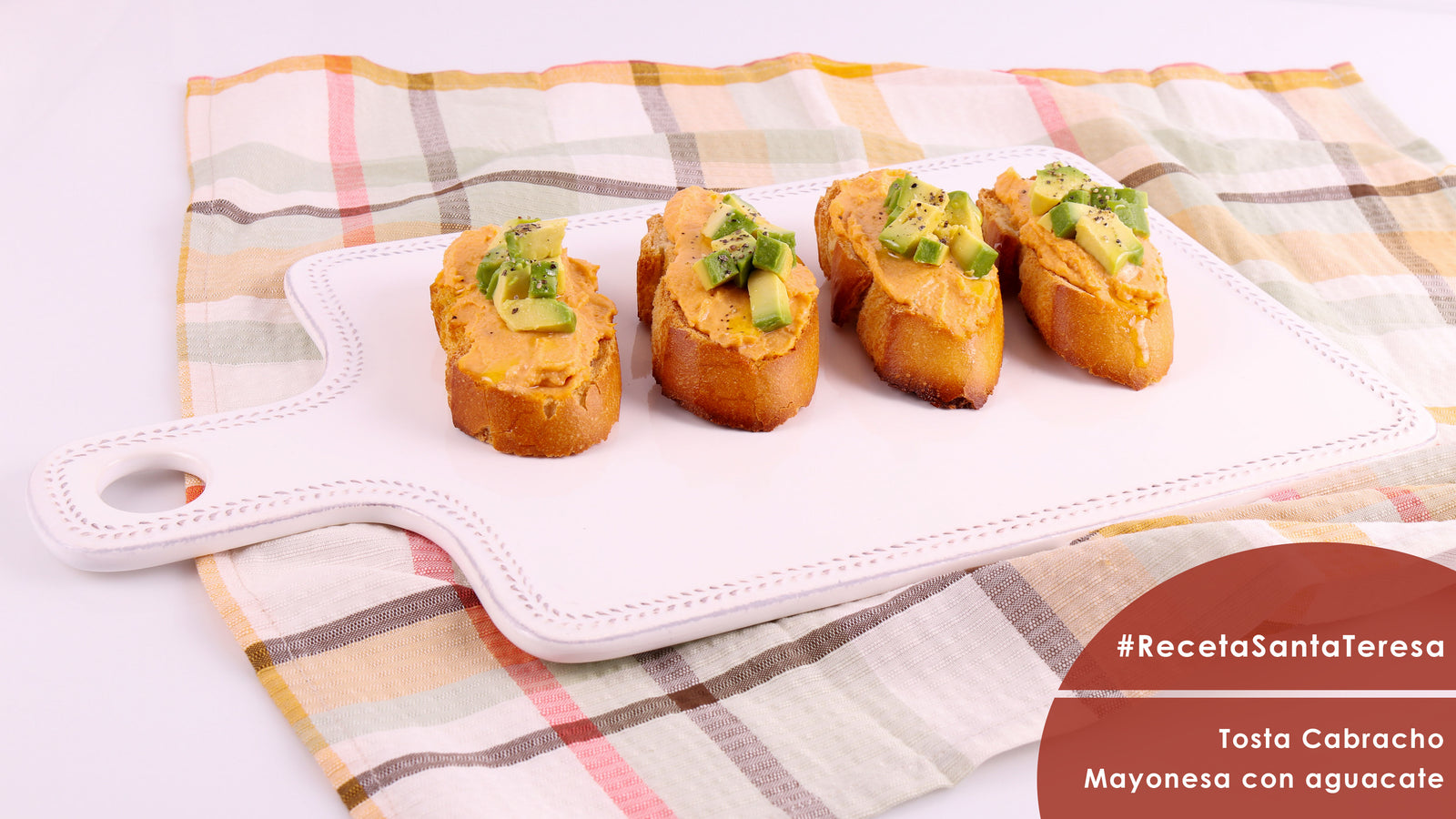 Tosta Cabracho Mayonesa para untar con aguacate