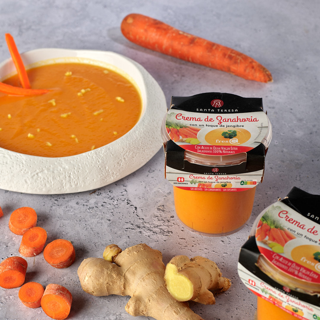 Pack 6 Cremas de Zanahoria y Naranja 2.400g