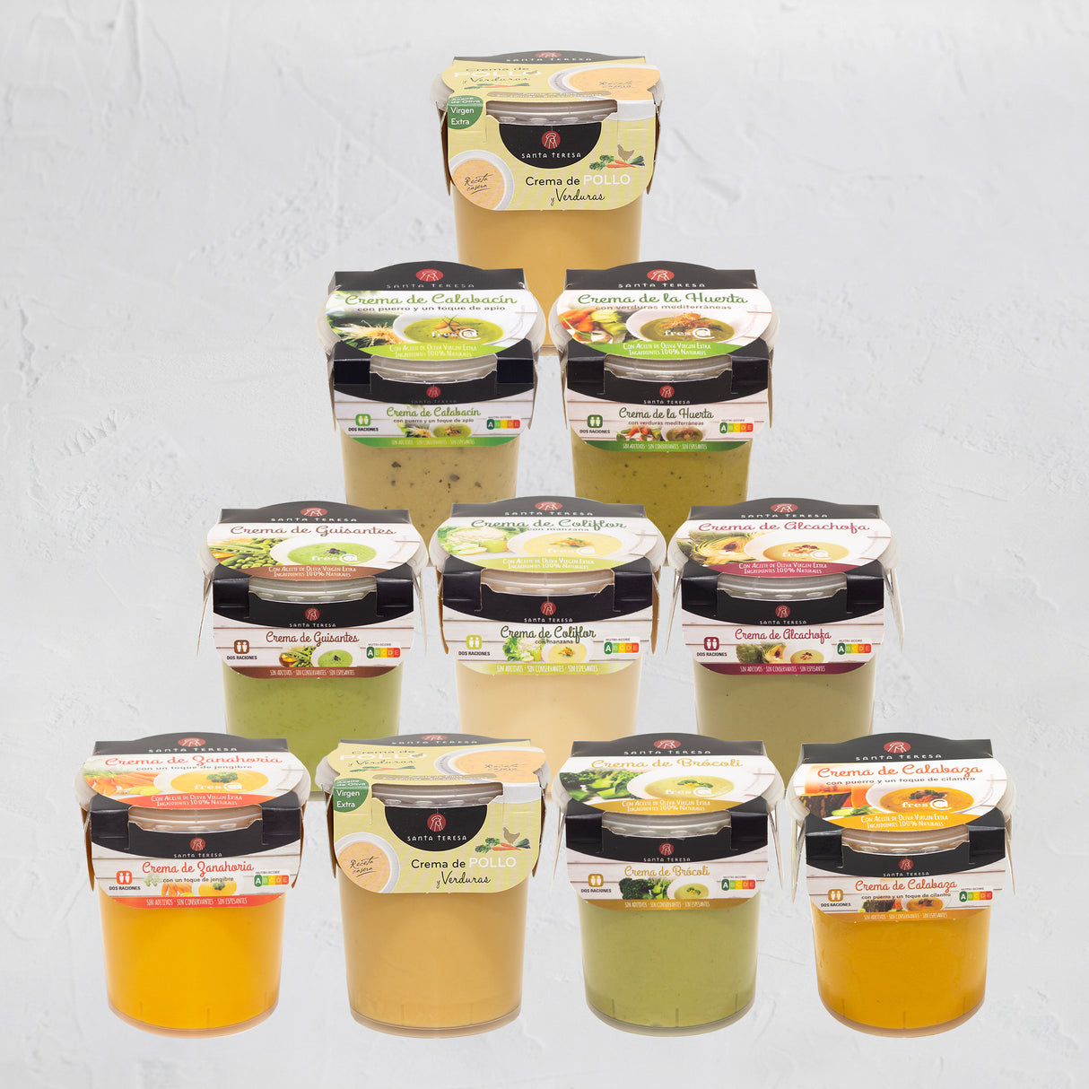 Pack 10 Cremas variadas de Verduras 4.000 g