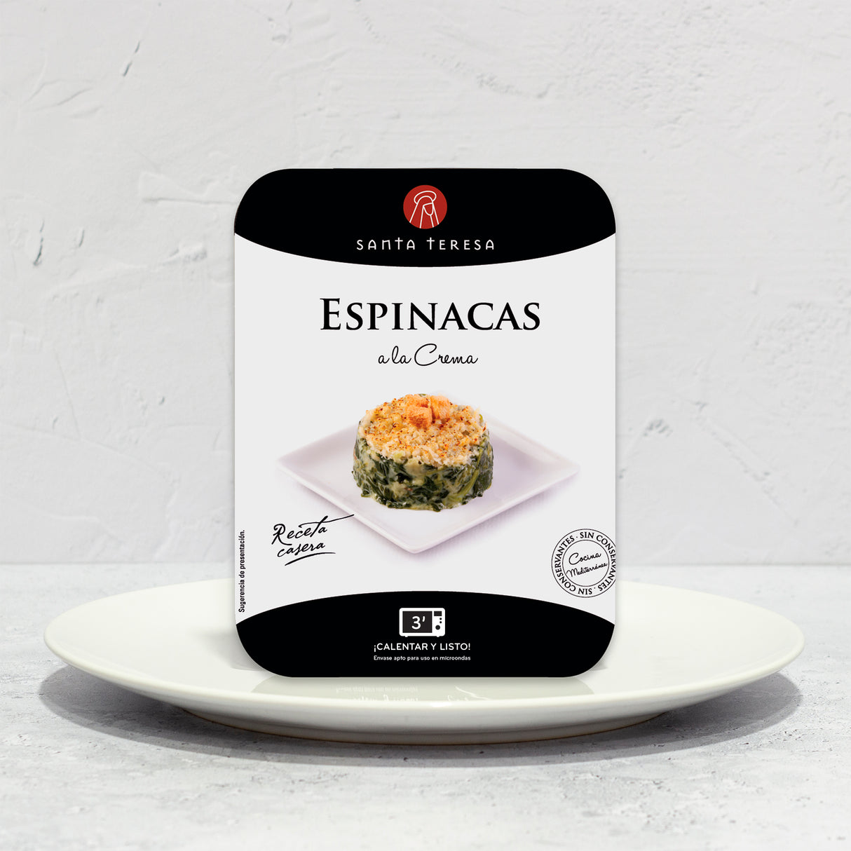 Espinacas a la crema Santa Teresa 180 g