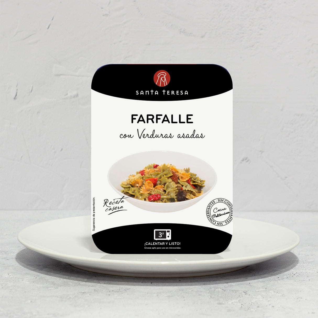 Farfalle con verduras asadas 300 g
