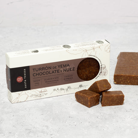Turrón de Yema, Chocolate y Nuez 270g