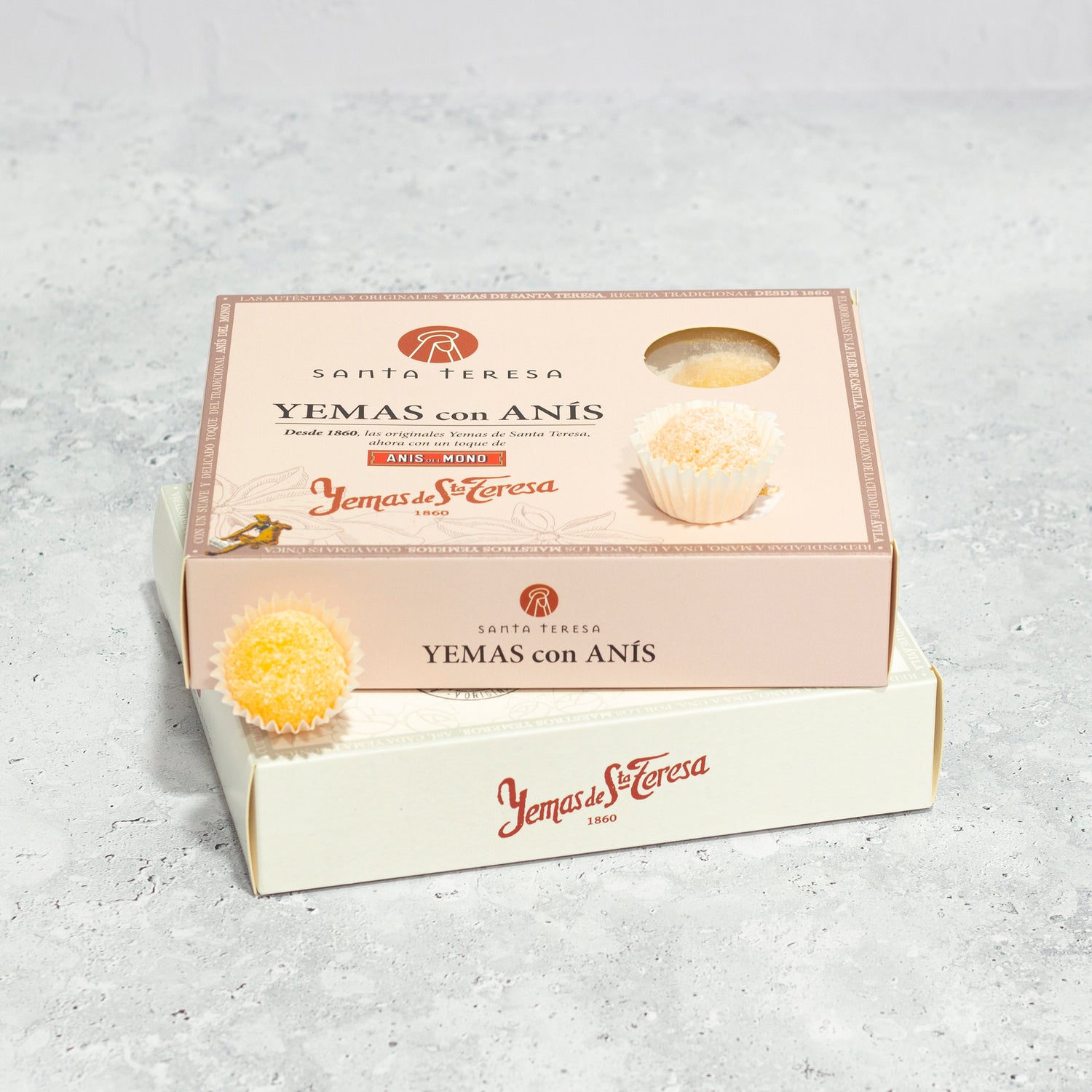 Pack de 2 Estuches de Yemas Tradicionales y Yemas con Anís del Mono